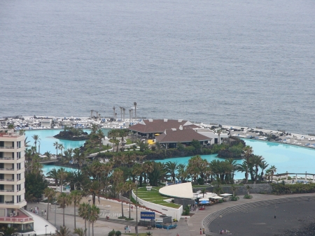 Lago Martianez von oben