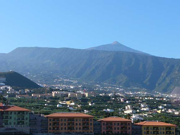 Blick auf das Orotava-Tal und den Teide