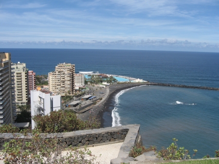 Playa Martianez von oben