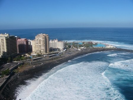 Playa Martianez von oben