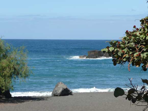 Der Strand Playa Jardin in Puerto de la Cruz